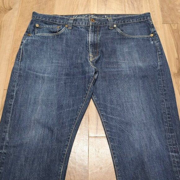 LEVI’S Capital E Hesher Blue Jeans Men’s size 39x33 (tag 38) USA - Picture 4 of 16